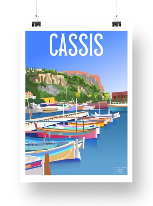 Affiche Cassis - Port Exclue