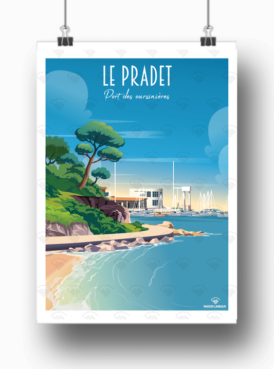 Affiche Le Pradet - Port des Oursinieres