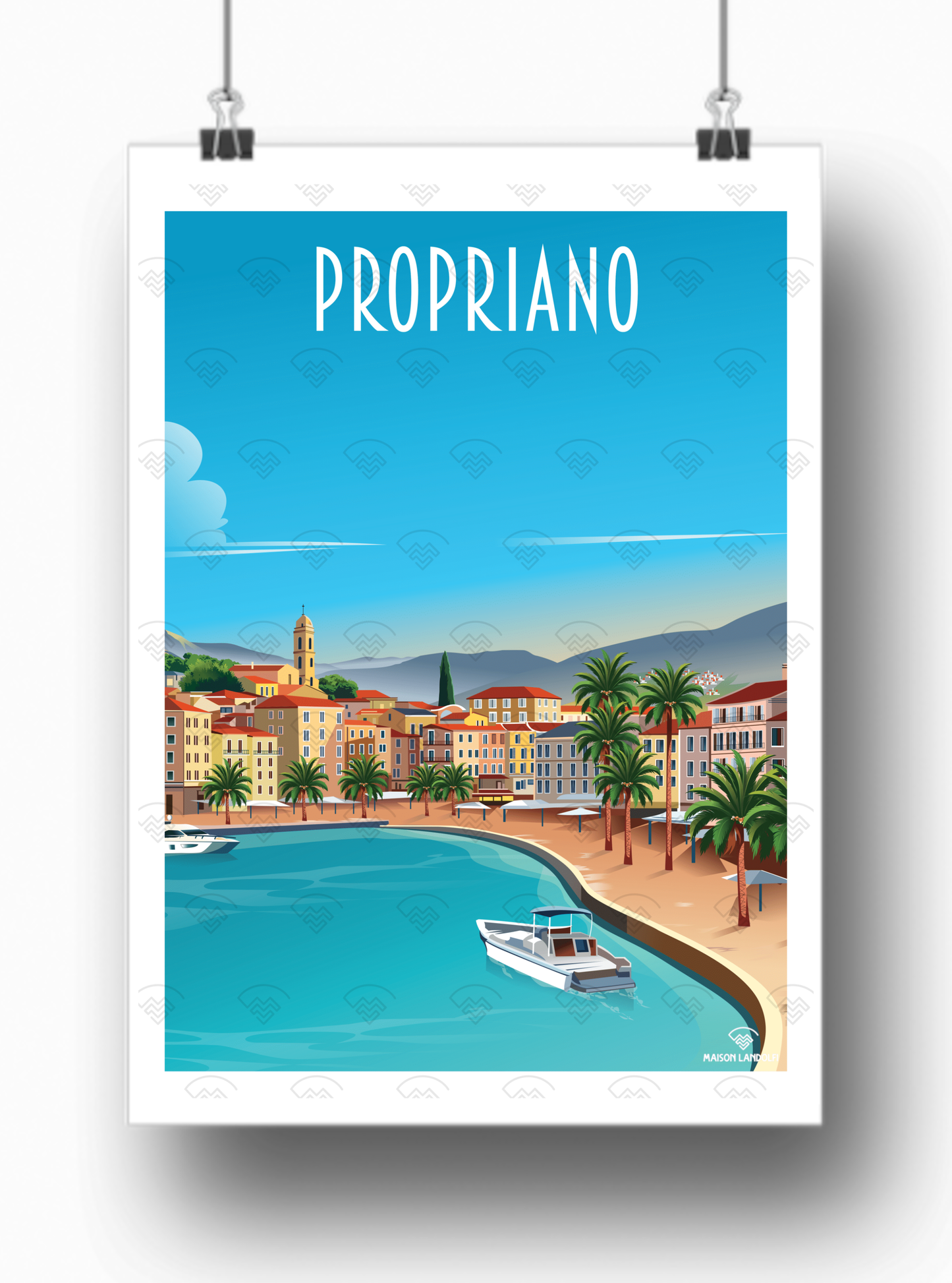 Affiche Corse - Propriano