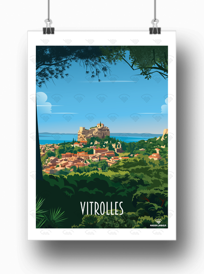 Affiche Vitrolles