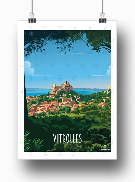 Affiche Vitrolles