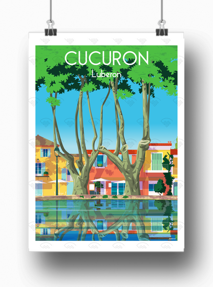 Affiche Cucuron par Raphael Delerue