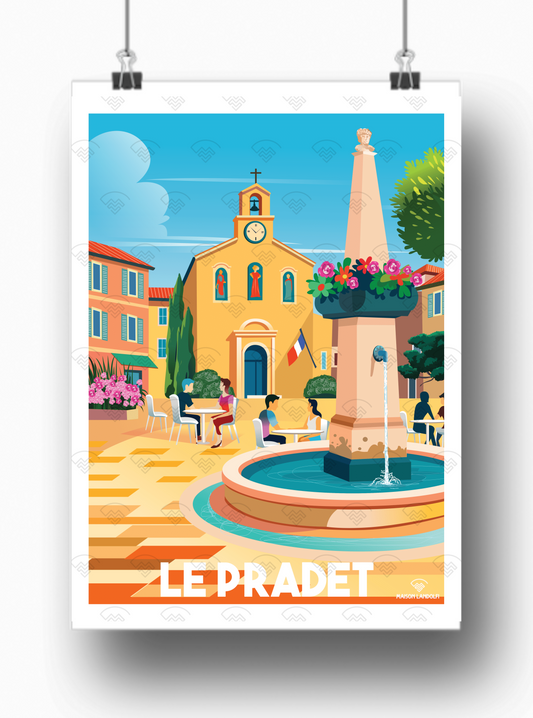 Affiche Le Pradet - Place
