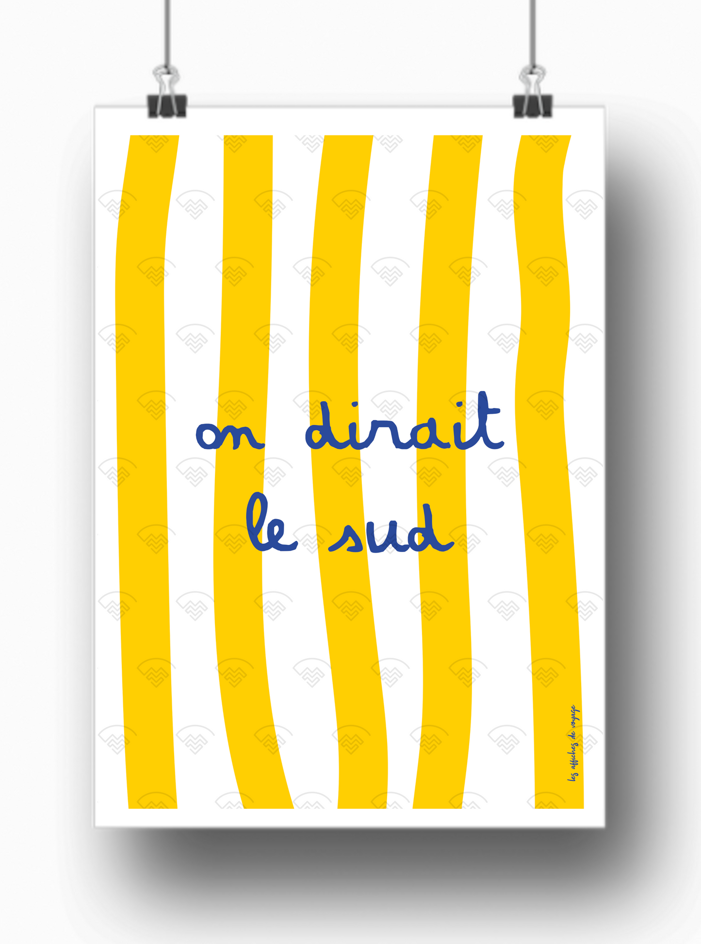 Affiche On dirait le sud par les Affiches de Voyage