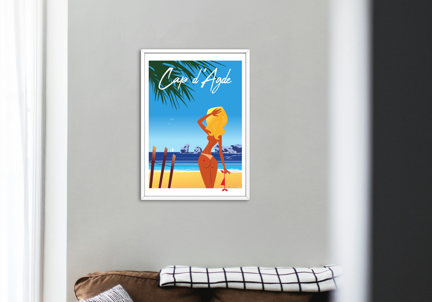 Affiche Cap d'Agde par Raphael Delerue