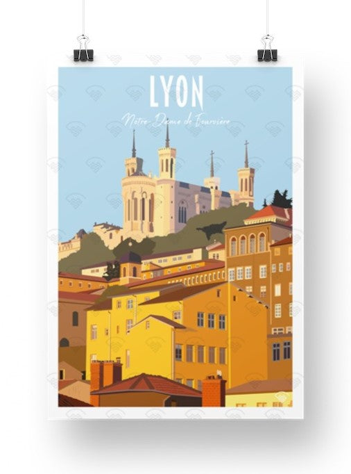 Affiche Lyon - Fourvière