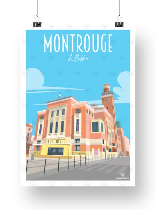 Affiche Montrouge - Le Beffroi