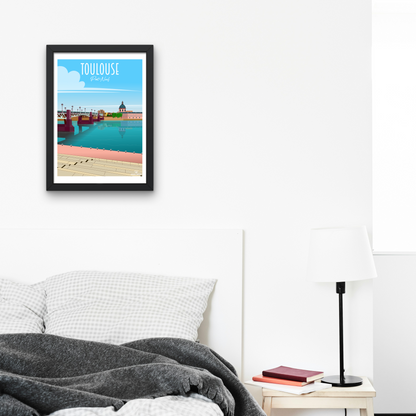 Affiche Toulouse - Pont-Neuf