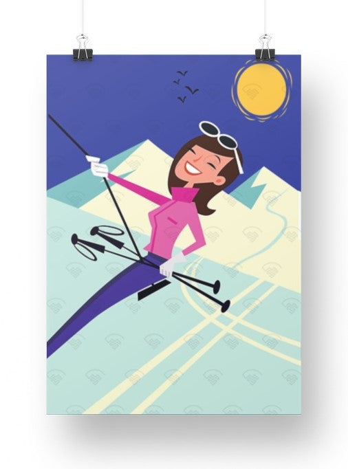 Mon affiche personnalisée - Le tire-fesse par Gary Godel